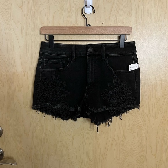 NWT AE high rise shortie shorts